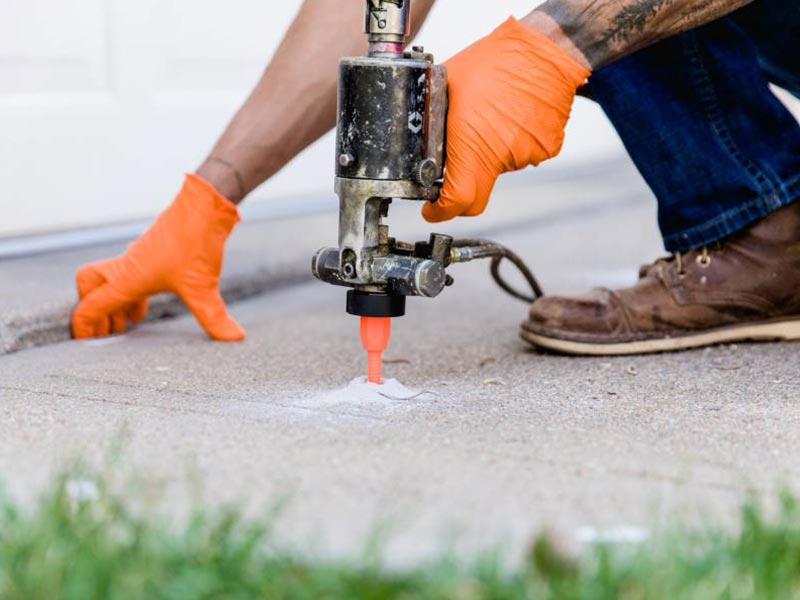 Polyurethane Foam Concrete Lifting in Fresno, CA